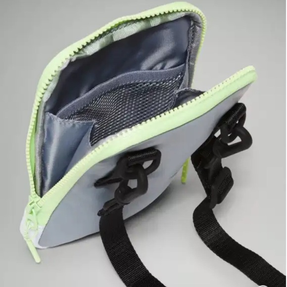 NWT Lululemon NWT Easy Access Crossbody Bag - Rhino Grey/Electric Lemon - Picture 2 of 13